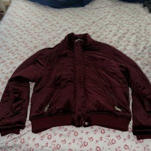 Charlotte Russe Velvet bomber jacket